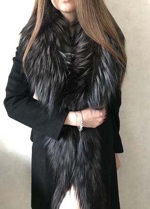 Кашемірове пальто з натуральним хутром meisinisi3 фото