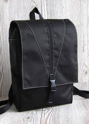 Черный рюкзак с отделением для планшета или ноутбука1 фото