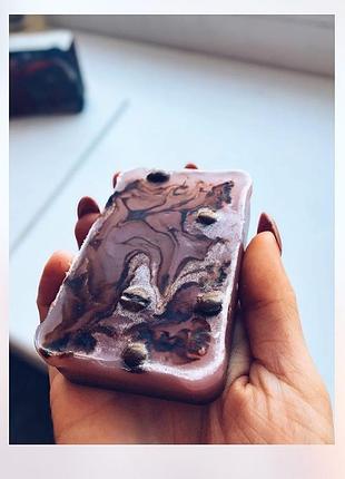 Шоколадное мыло с кофейными зёрнами