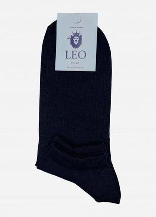 Шкарпетки чоловічі лео basic коттон сірого кольору3 фото