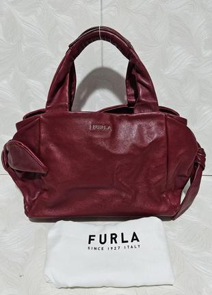 Кожаная сумка furla, оригинал1 фото