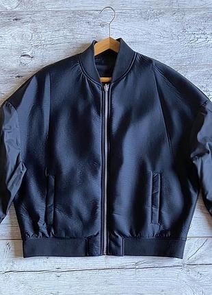 Двухсторонний бомбер курка bershka alpha industries zara