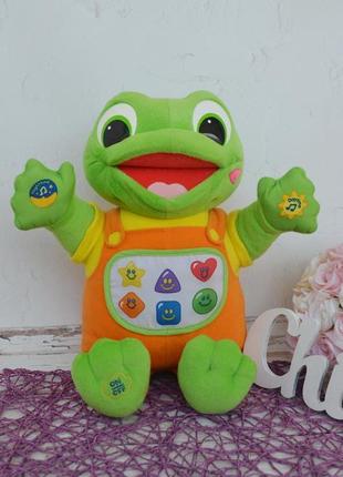 Интерактивная развивающая музыкальная игрушка лягушка малыш тед leapfrog hug &amp; learn baby tad сша оригинал