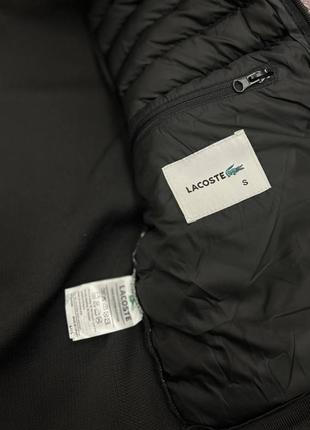 Люксова брендова демісезонна чоловіча куртка lacoste2 фото