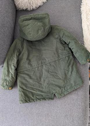 Детская зимняя куртка ( плащ, парка) reserved, 104 размер2 фото