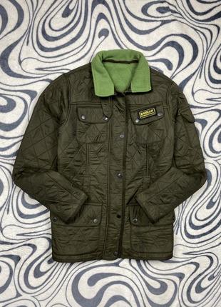 Женская стеганная куртка barbour international1 фото