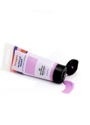 Акрилова фарба глянсова пастельно-фіолетова brushme tba60053 60 мл від imdi