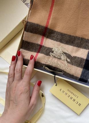 Шарф burberry со всеми документами новое упаковки5 фото