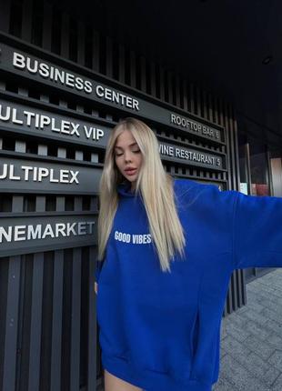 Теплое худи oversize 3