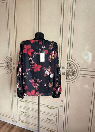 Блуза в цветочный принт amisu нова!!!2 фото