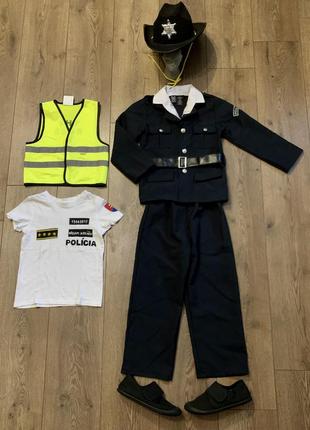 Карнавальный костюм офицера полиции полицейского шерифа (германия)1 фото
