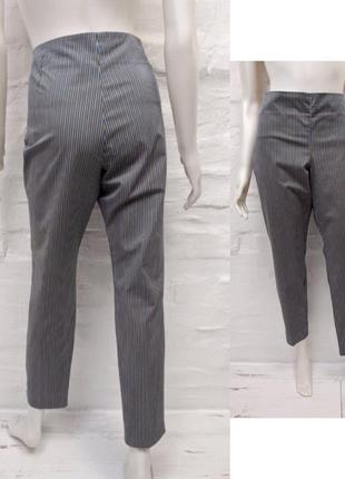 Maliparmi элегантные брюки из хлопка в полоску2 фото