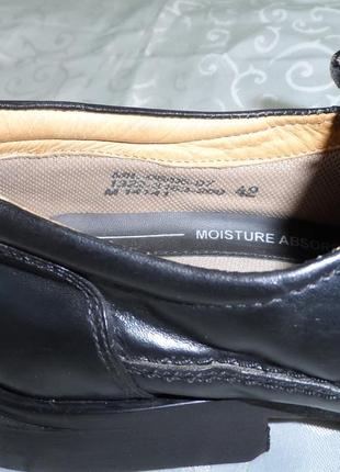 Туфлі чоловічі шкіряні чорні лофери 42 розмір7 фото
