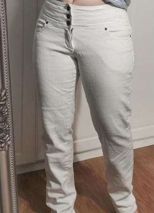 Белые брюки в стиле ретро1 фото