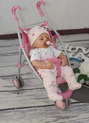 Фірмова коляска тростина для пупса ляльки анабель zapf creation  baby annabell оригінал5 фото