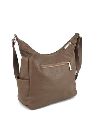 Повседневная женская сумка voila 0-584218 коричневая4 фото