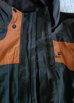Треккiнгова утеплена осiнь-зима оригинал чоловiча outdoors куртка jacket jack wolfskin з родним  пiдкладом3 фото