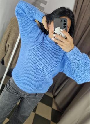 Базовый женский 
свитер однотон

в самых сочных осенних расцветках.
машинная вязка5 фото