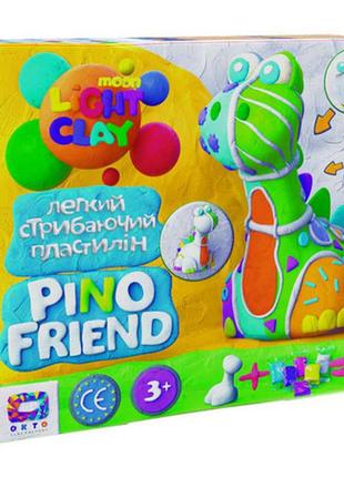 Набор легкого прыгающего пластилина барди 70036 тм moon light clay pino friend от imdi