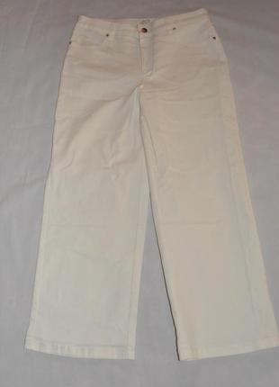 Укорочені білі широкі джинси розмір 50 tcm tchibo німеччина