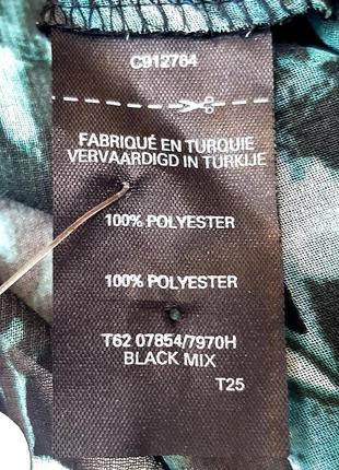 Xl- 4xl. блузка lauri, нарядная черная туника, принт цветы, большой размер, турция7 фото