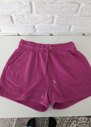 Классные шорты розовые (фуксия) для дома, спорта, для прогулок и т.д