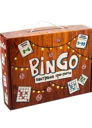 Настольная игра-лото "bingo" 30757 укр от imdi