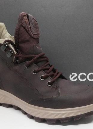 Кожаные ботинки  ecco exostrike на мембране gore tex оригинал1 фото