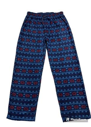 Состояние новых! флисовые мягкие , теплые пижамные штаны с карманами на 46 р