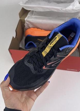 New balance mtntrob5 кросівки чорні з помаранчевим, оригінальні кросівки нью беланс чоловічі для бігу