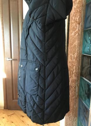 Удлинённая куртка на синтепоне от mox, размер 44 европейский.2 фото
