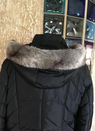 Удлинённая куртка на синтепоне от mox, размер 44 европейский.4 фото