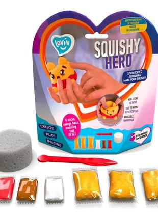 Набор для лепки с воздушным пластилином squishy squiny pooh тм lovin 70128 от imdi