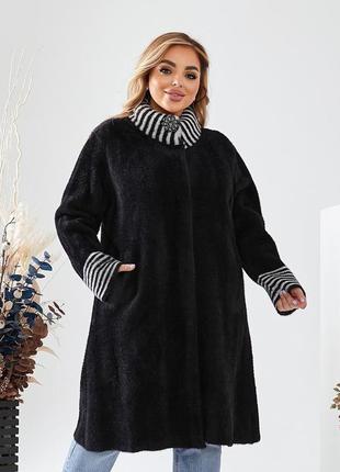 Пальто из альпаки большого размера альпака украина размеры: универсальный 52-58