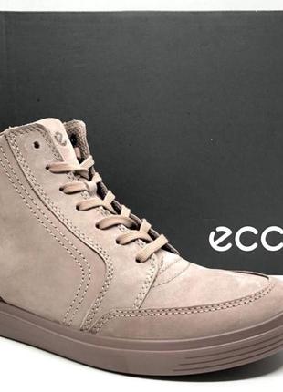 Кожаные ботинки ecco soft classic оригинал1 фото