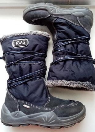 18,5-19 см.термо ботинки для девочки primiigi gore-tex (италия)1 фото