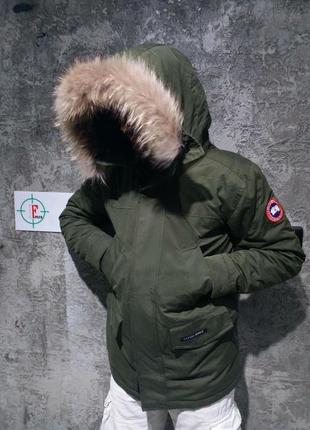 Пухова парка в стилі canada goose пуховик