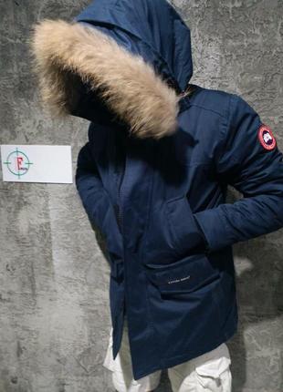 Парка пух пуховик куртка в стилі canada goose