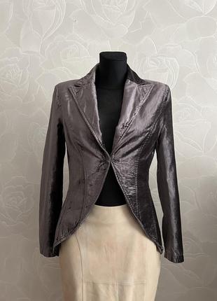 Stefanel оксамитовий піджак сюртук, вінтаж, ексклюзив.