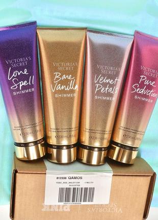 Лосьйон victoria's secret shimmer с блестками шимммером крем для тела виктория сикрет оригинал2 фото