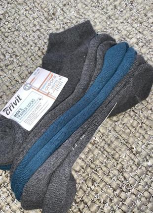 Короткие мужские носки с махровой стопой3 фото