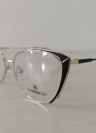 Жіноча оправа для окулярів  fabricio fe037,  c4, металева 54-18-140