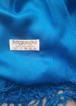 Палантин шарф pashmina 100% пашмина2 фото