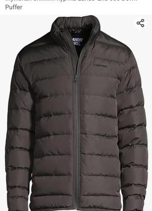 Мужская куртка lands'end 600 грамм down puffer
размер, #m #l
