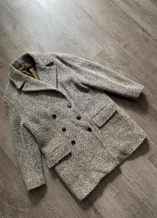 Шерстяное пальто от zara, оверсайз2 фото