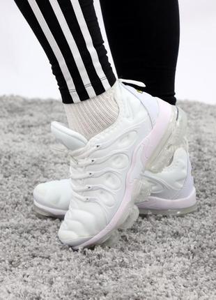Женские кроссовки nike vapormax plus white 37-38-41