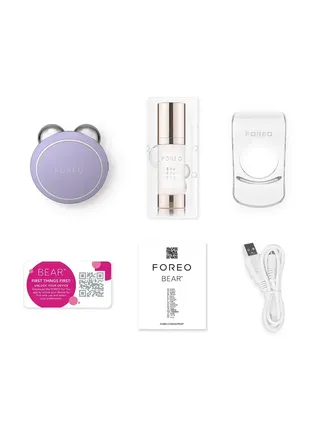 Foreo bear mini app-connected microcurrent facial toning device