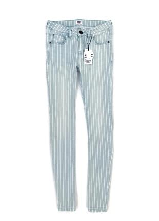Оригинальные джинсы в полоску tumble 'n dry для девочки 11-12 лет, 152 см1 фото