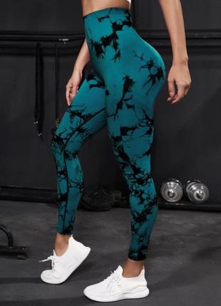 Жіночі спортивні легінси для фітнесу бігу йоги лосини легінси розмір s2 фото