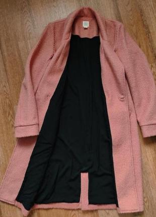 Розовое шерстяное пальто свободного кроя somedays lovin' venkman пальто кокон